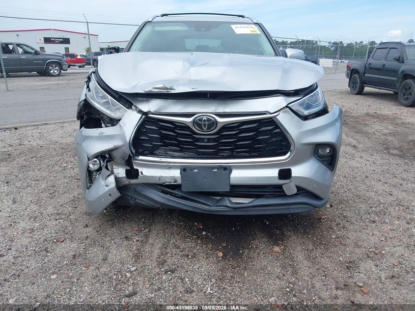2020 Toyota Highlander VIN 5TDYZRAH2LS022293 IAAI salvage auction — FRONT END, Salvage Title, sold $10,600 on 2026-07-31 (photo 6)