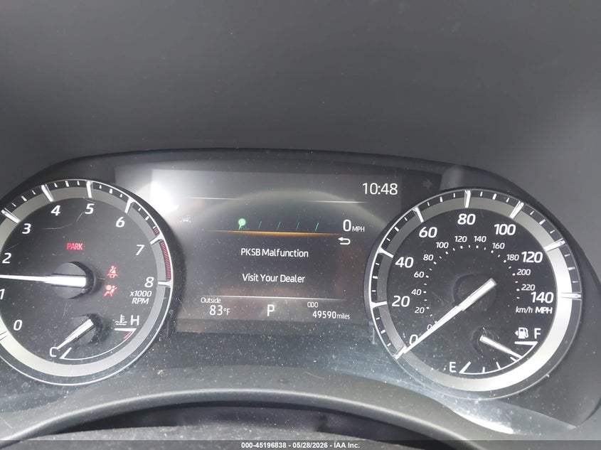 2020 Toyota Highlander VIN 5TDYZRAH2LS022293 IAAI salvage auction — FRONT END, Salvage Title, sold $10,600 on 2026-07-31 (photo 7)