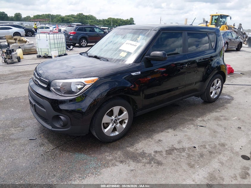 2019 Kia Soul VIN KNDJN2A26K7651015 IAAI salvage auction — HAIL, Salvage Title, sold $1,275 on 2026-07-14 (photo 2)