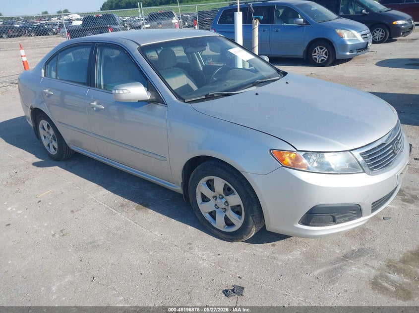 2009 Kia Optima VIN KNAGE228095351048 IAAI salvage auction — FRONT END, Salvage (Iowa), sold $475 on 2026-07-14 (photo 1)