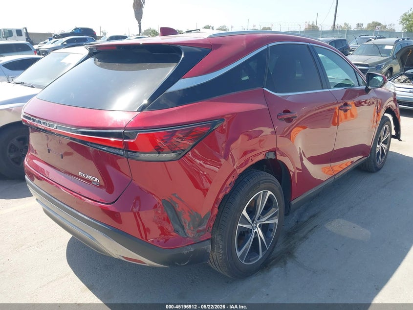 2024 Lexus Rx 350h VIN 2T2BBMCA5RC042435 IAAI salvage auction — RIGHT SIDE, Salvage (California), sold $27,000 on 2026-07-29 (photo 4)