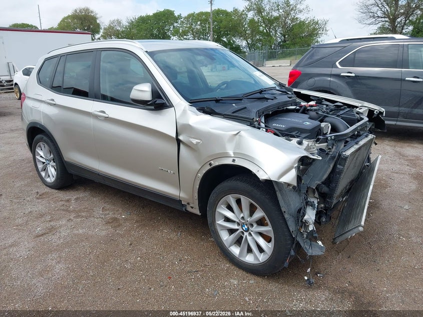 2017 BMW X3 VIN 5UXWX9C37H0T22807 IAAI salvage auction — NORMAL WEAR, Certificate Of Title (Nebraska), sold $700 on 2026-07-09 (photo 1)