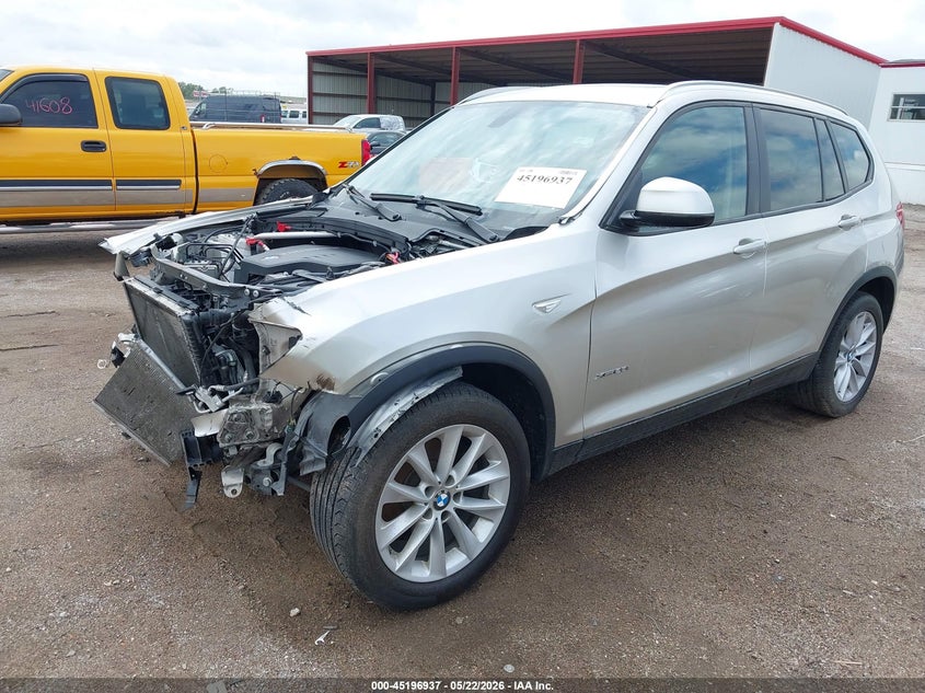 2017 BMW X3 VIN 5UXWX9C37H0T22807 IAAI salvage auction — NORMAL WEAR, Certificate Of Title (Nebraska), sold $700 on 2026-07-09 (photo 2)