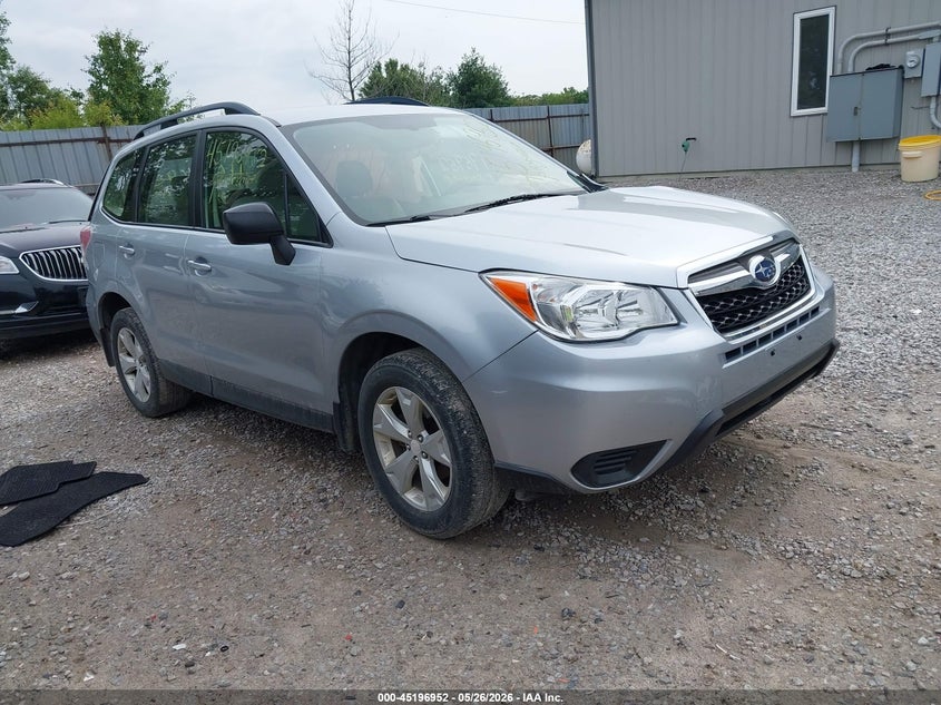 2016 Subaru Forester VIN JF2SJABC1GH480033 IAAI salvage auction — LEFT FRONT, Salvage (Ohio), sold $850 on 2026-07-08 (photo 1)