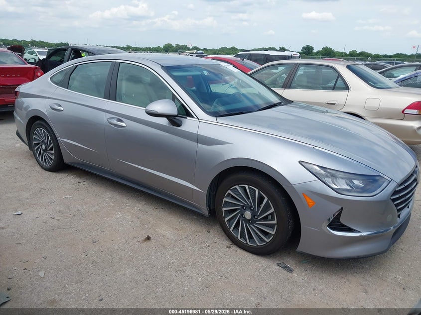 2021 Hyundai Sonata VIN KMHL34JJ4MA026566 IAAI salvage auction — WATER/FLOOD, Salvage Title, sold $2,550 on 2026-07-21 (photo 1)