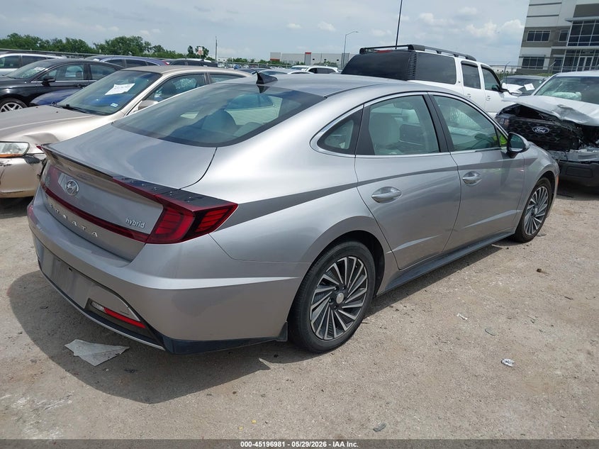 2021 Hyundai Sonata VIN KMHL34JJ4MA026566 IAAI salvage auction — WATER/FLOOD, Salvage Title, sold $2,550 on 2026-07-21 (photo 4)