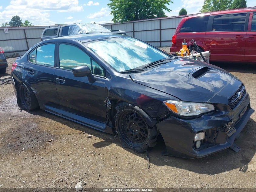 2018 Subaru Wrx VIN JF1VA1C65J9821056 IAAI salvage auction — LEFT & RIGHT, Salvage Title, sold $2,350 on 2026-07-07 (photo 1)