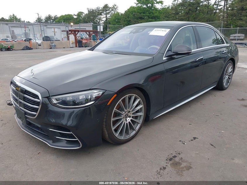 2022 Mercedes-benz S-klasse VIN W1K6G7GB8NA154971 IAAI salvage auction — WATER/FLOOD, Salvage Title, sold $23,100 on 2026-07-28 (photo 2)