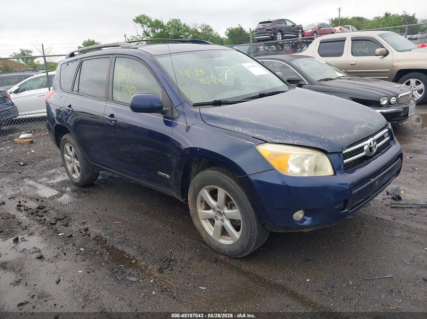 2007 Toyota Rav4 VIN JTMBK31V376022841 IAAI salvage auction — NORMAL WEAR, Clear (Virginia), sold $825 on 2026-07-21 (photo 1)