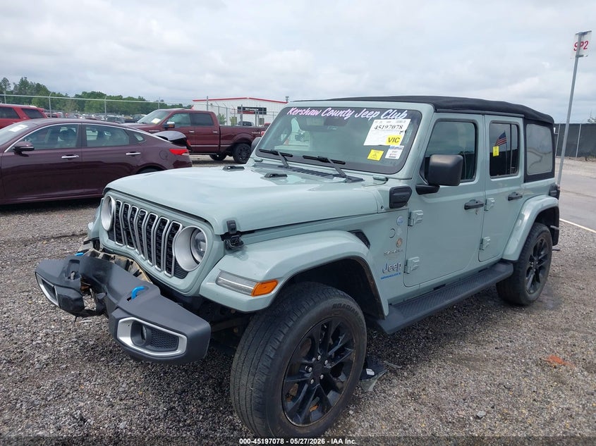2024 Jeep Grand wagoneer VIN 1C4RJXP65RW210000 IAAI salvage auction — FRONT END, Salvage Title, sold $15,100 on 2026-09-03 (photo 2)
