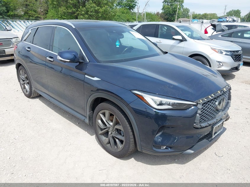 2019 Infiniti Qx50 VIN 3PCAJ5M31KF101958 IAAI salvage auction — FRONT END, Salvage Title, sold $5,100 on 2026-08-26 (photo 1)