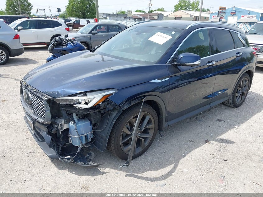 2019 Infiniti Qx50 VIN 3PCAJ5M31KF101958 IAAI salvage auction — FRONT END, Salvage Title, sold $5,100 on 2026-08-26 (photo 2)