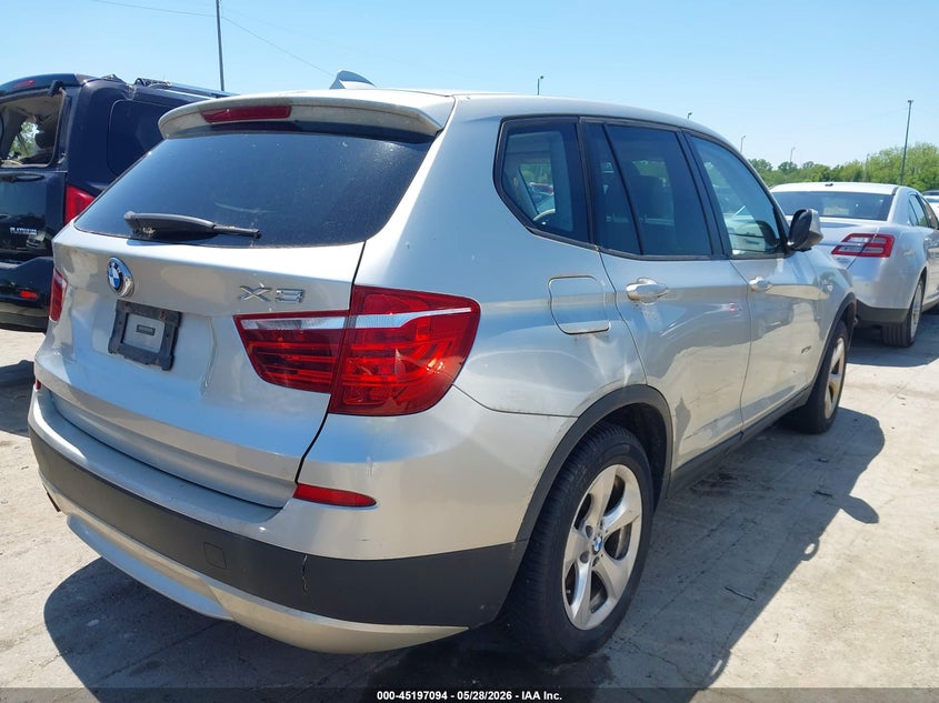 2011 BMW X3 VIN 5UXWX5C57BL713312 IAAI salvage auction — NORMAL WEAR, Original (Ohio), sold $300 on 2026-07-07 (photo 4)