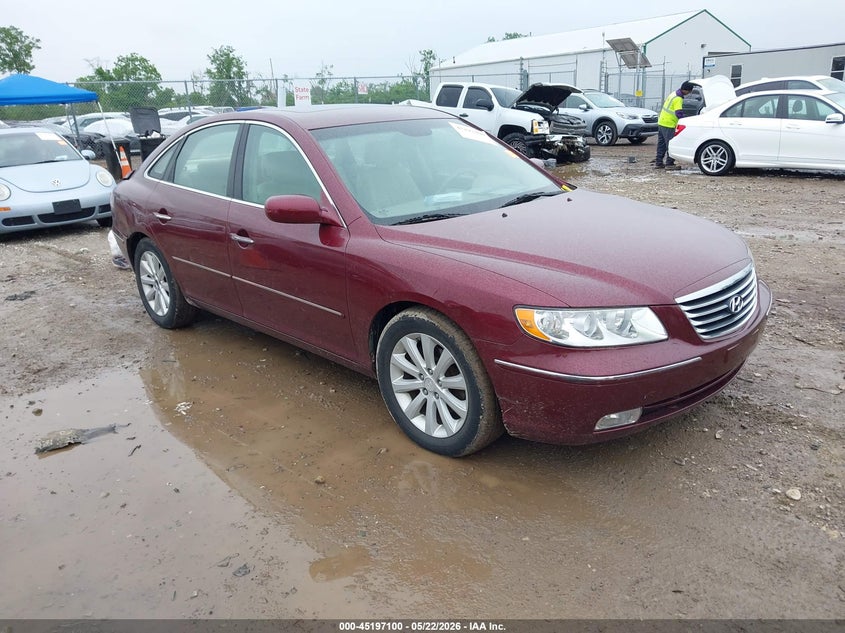 2009 Hyundai Azera VIN KMHFC46D09A360892 IAAI salvage auction — REAR END, Salvage (Ohio), sold $475 on 2026-07-29 (photo 1)