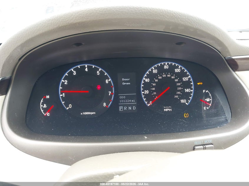 2009 Hyundai Azera VIN KMHFC46D09A360892 IAAI salvage auction — REAR END, Salvage (Ohio), sold $475 on 2026-07-29 (photo 7)