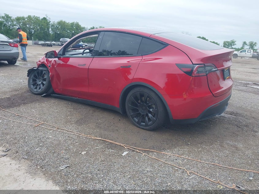 2020 Tesla Model y VIN 5YJYGDEF6LF002229 IAAI salvage auction — LEFT SIDE, Salvage (Ohio), sold $5,350 on 2026-07-06 (photo 3)