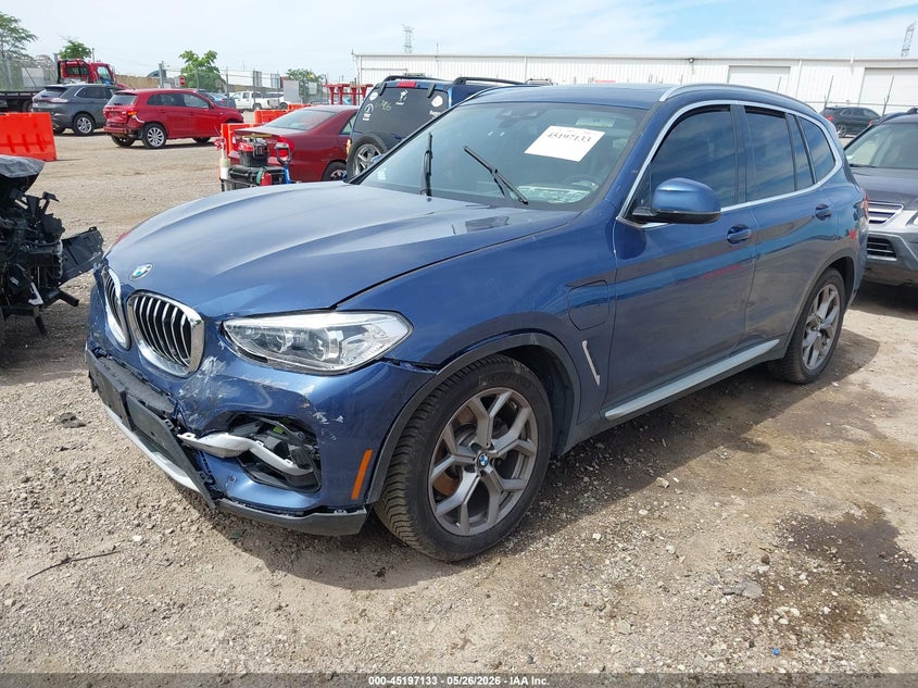 2021 BMW X3 VIN 5UXTS1C03M9H13227 IAAI salvage auction — FRONT END, Salvage (Illinois), sold $11,200 on 2026-08-05 (photo 2)