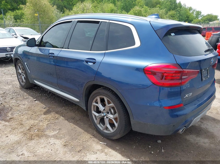 2021 BMW X3 VIN 5UXTS1C03M9H13227 IAAI salvage auction — FRONT END, Salvage (Illinois), sold $11,200 on 2026-08-05 (photo 3)