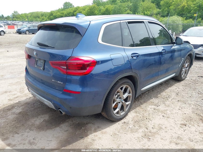 2021 BMW X3 VIN 5UXTS1C03M9H13227 IAAI salvage auction — FRONT END, Salvage (Illinois), sold $11,200 on 2026-08-05 (photo 4)