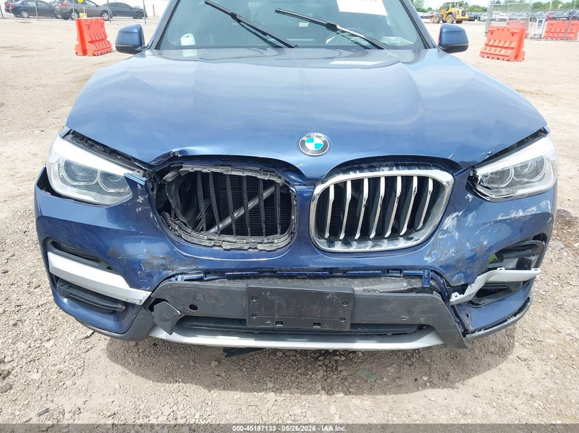 2021 BMW X3 VIN 5UXTS1C03M9H13227 IAAI salvage auction — FRONT END, Salvage (Illinois), sold $11,200 on 2026-08-05 (photo 6)
