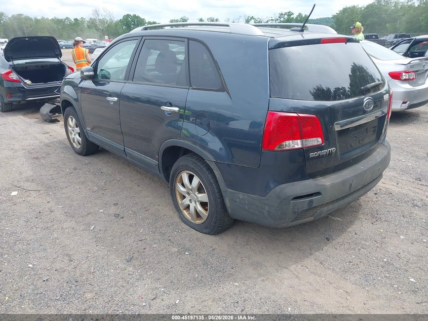 2011 Kia Sorento VIN 5XYKTDA19BG130368 IAAI salvage auction — NORMAL WEAR, Salvage (Texas), sold $450 on 2026-07-20 (photo 3)