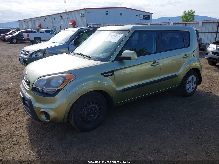 2013 Kia Soul VIN KNDJT2A53D7484227 IAAI salvage auction — LEFT SIDE, Bill Of Sale (Washington), sold $775 on 2026-07-14 (photo 2)
