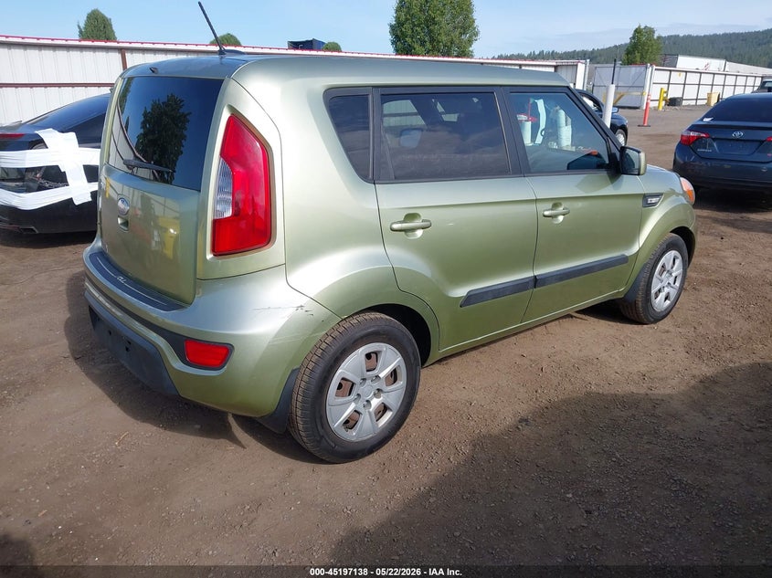 2013 Kia Soul VIN KNDJT2A53D7484227 IAAI salvage auction — LEFT SIDE, Bill Of Sale (Washington), sold $775 on 2026-07-14 (photo 4)