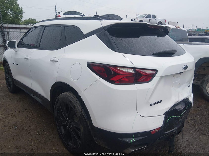 2019 Chevrolet Blazer VIN 3GNKBERS6KS644531 IAAI salvage auction — FRONT & REAR, Clear (Oklahoma), sold $4,300 on 2026-08-01 (photo 3)