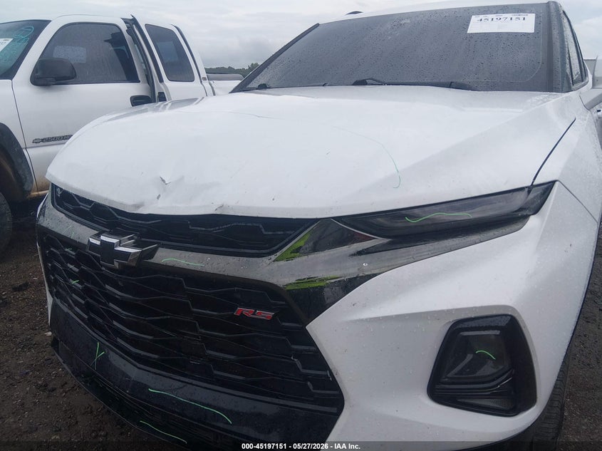 2019 Chevrolet Blazer VIN 3GNKBERS6KS644531 IAAI salvage auction — FRONT & REAR, Clear (Oklahoma), sold $4,300 on 2026-08-01 (photo 6)