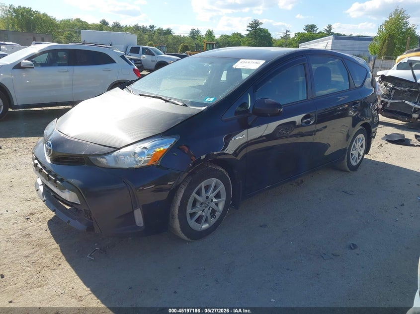 2017 Toyota Prius v VIN JTDZN3EU6HJ068976 IAAI salvage auction — FRONT END, Salvage (New Hampshire), sold $1,700 on 2026-07-12 (photo 2)