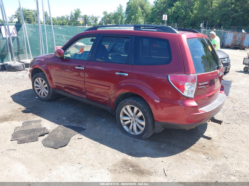 2011 Subaru Forester VIN JF2SHADC2BH732521 IAAI salvage auction — LEFT SIDE, Salvage - 75% Or Less (Maryland), sold $400 on 2026-07-09 (photo 3)