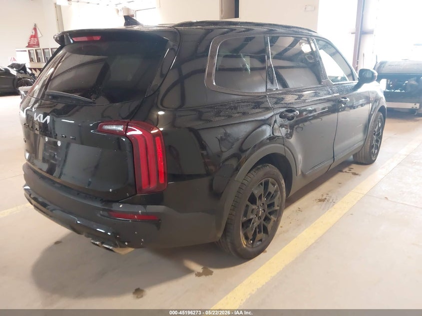 2022 Kia Telluride VIN 5XYP5DHCXNG312883 IAAI salvage auction — LEFT SIDE, Salvage (North Carolina), sold $4,650 on 2026-07-20 (photo 4)