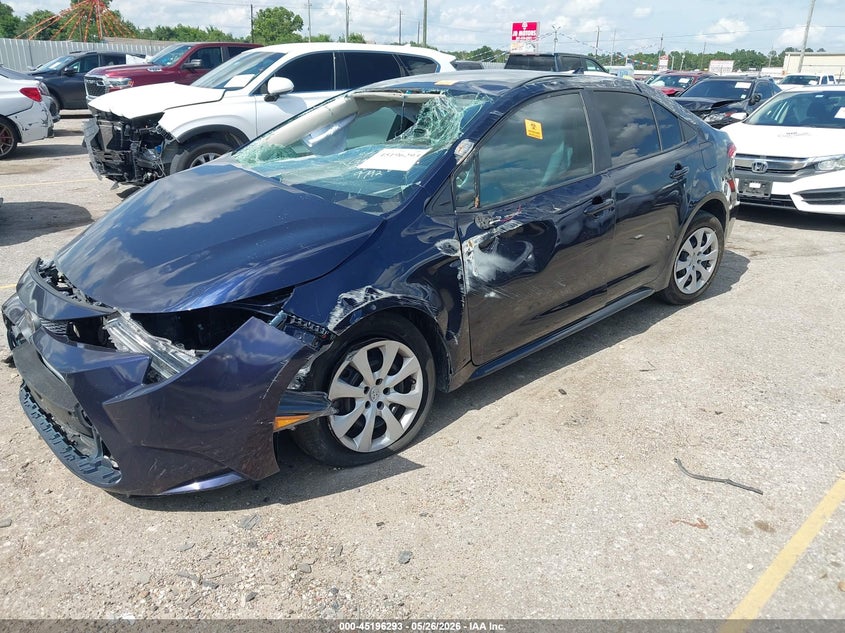 2022 Toyota Corolla VIN 5YFEPMAE2NP309792 IAAI salvage auction — ROLLOVER, Salvage (Texas), sold $1,250 on 2026-07-29 (photo 2)