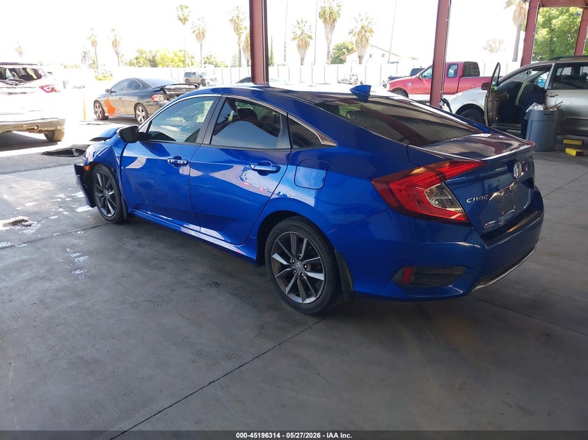 2019 Honda Civic VIN JHMFC1F30KX001473 IAAI salvage auction — FRONT END, Salvage (California), sold $2,275 on 2026-07-14 (photo 3)