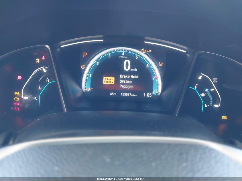 2019 Honda Civic VIN JHMFC1F30KX001473 IAAI salvage auction — FRONT END, Salvage (California), sold $2,275 on 2026-07-14 (photo 7)
