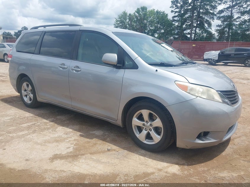 2014 Toyota Sienna VIN 5TDKK3DC6ES515355 IAAI salvage auction — LEFT SIDE, Salvage Title, sold $2,300 on 2026-07-09 (photo 1)