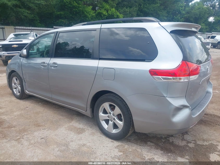 2014 Toyota Sienna VIN 5TDKK3DC6ES515355 IAAI salvage auction — LEFT SIDE, Salvage Title, sold $2,300 on 2026-07-09 (photo 3)