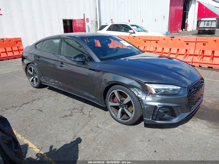 2023 Audi A5 VIN WAUEACF53PA040310 IAAI salvage auction — RIGHT SIDE, Salvage (Oregon), sold $125 on 2026-07-31 (photo 1)