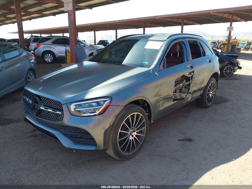 2020 Mercedes-benz Glc VIN WDC0G8DB6LF712336 IAAI salvage auction — SIDE, Salvage (Arizona), sold $11,350 on 2026-07-14 (photo 2)