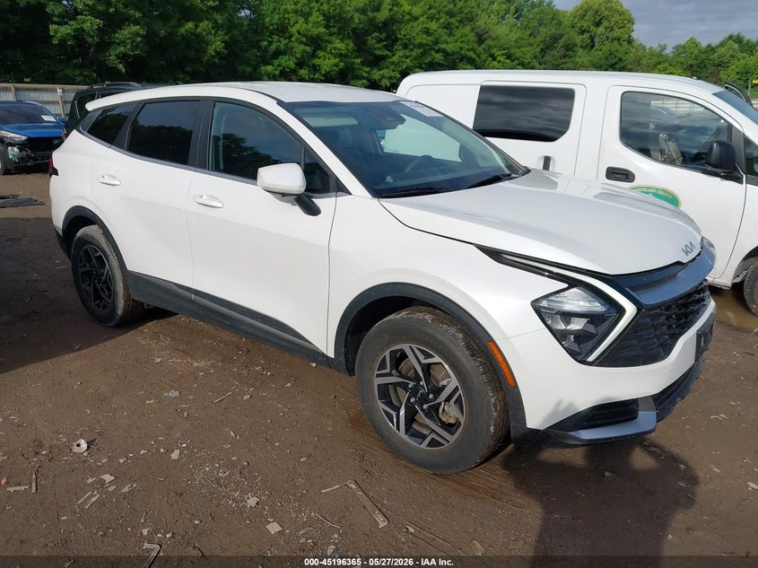 2023 Kia Sportage VIN KNDPUCAF3P7185671 IAAI salvage auction — LEFT FRONT, Salvage (Tennessee), sold $6,000 on 2026-07-30 (photo 1)