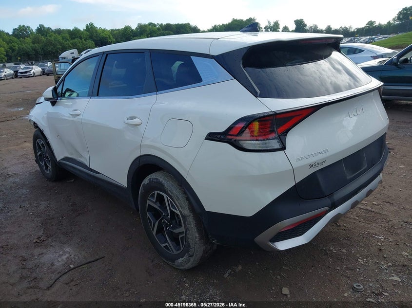 2023 Kia Sportage VIN KNDPUCAF3P7185671 IAAI salvage auction — LEFT FRONT, Salvage (Tennessee), sold $6,000 on 2026-07-30 (photo 3)