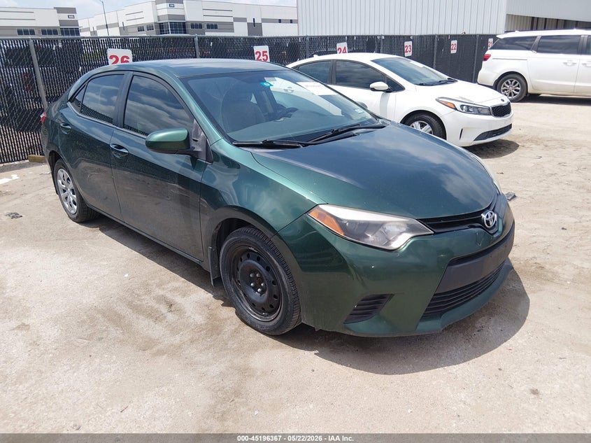 2014 Toyota Corolla VIN 5YFBURHE8EP152283 IAAI salvage auction — NORMAL WEAR, Original (Texas), sold $2,050 on 2026-07-21 (photo 1)