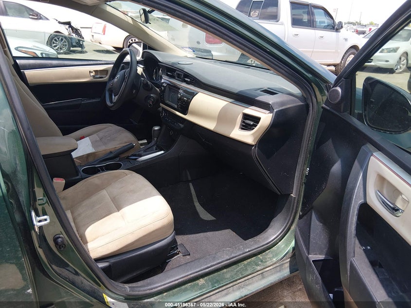 2014 Toyota Corolla VIN 5YFBURHE8EP152283 IAAI salvage auction — NORMAL WEAR, Original (Texas), sold $2,050 on 2026-07-21 (photo 5)