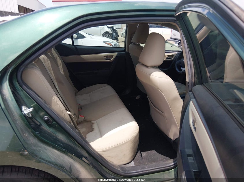2014 Toyota Corolla VIN 5YFBURHE8EP152283 IAAI salvage auction — NORMAL WEAR, Original (Texas), sold $2,050 on 2026-07-21 (photo 8)