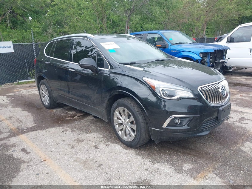 2017 Buick Envision VIN LRBFXBSA2HD216457 IAAI salvage auction — LEFT SIDE, Salvage (Kansas), sold $1,550 on 2026-07-15 (photo 1)