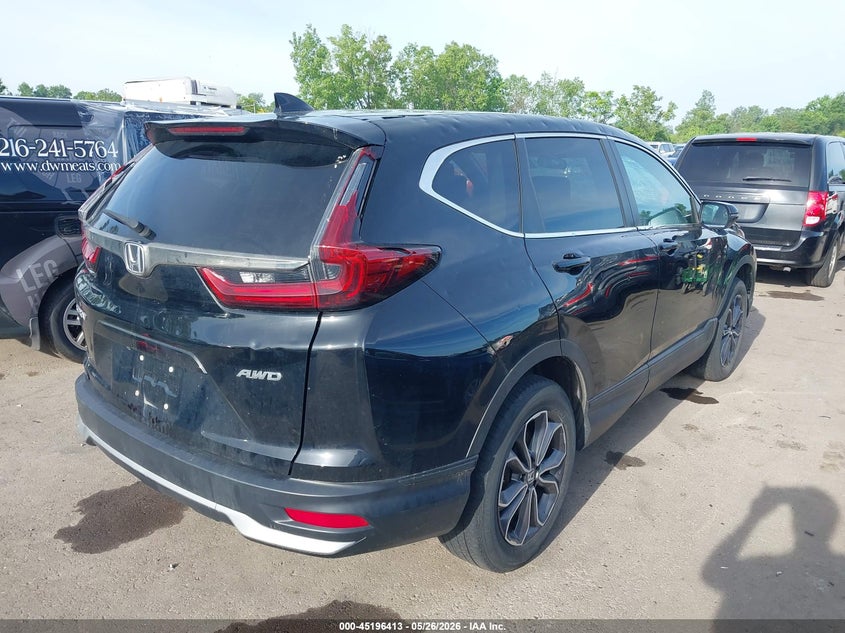 2022 Honda Cr-v VIN 7FARW2H5XNE009819 IAAI salvage auction — HAIL, Salvage (Ohio), sold $14,100 on 2026-07-28 (photo 4)
