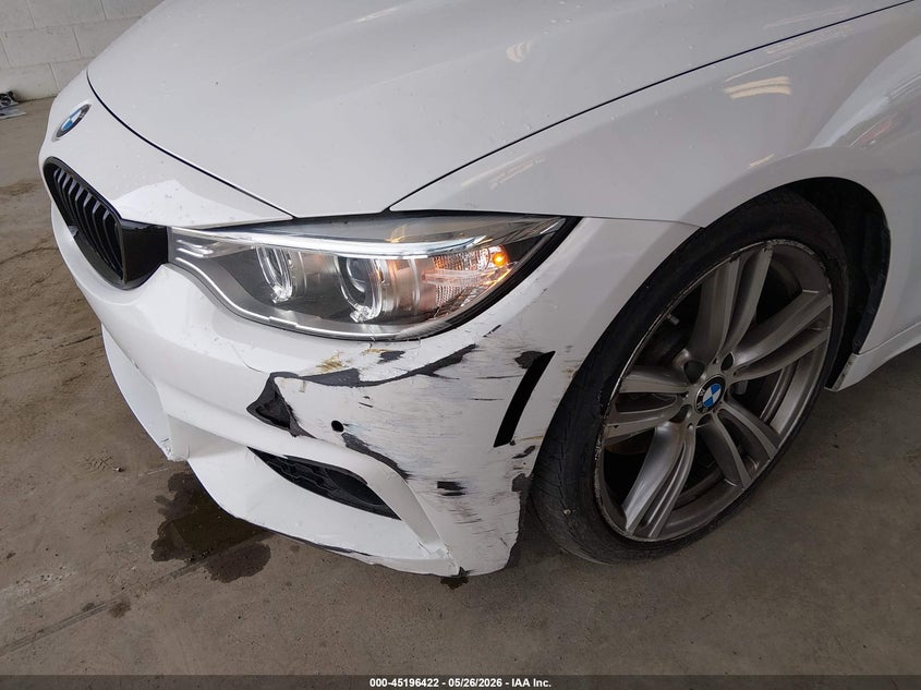2017 BMW 4er VIN WBA4P1C5XHK522058 IAAI salvage auction — LEFT REAR, Bill Of Sale (Washington), sold $8,300 on 2026-07-08 (photo 6)