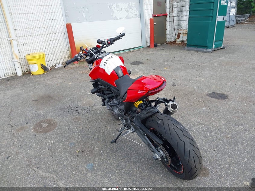 2024 Ducati Monster VIN ZDMMAMDT6RB009589 IAAI salvage auction — FRONT END, Salvage Title, sold $3,600 on 2026-07-15 (photo 3)