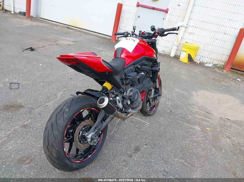 2024 Ducati Monster VIN ZDMMAMDT6RB009589 IAAI salvage auction — FRONT END, Salvage Title, sold $3,600 on 2026-07-15 (photo 4)