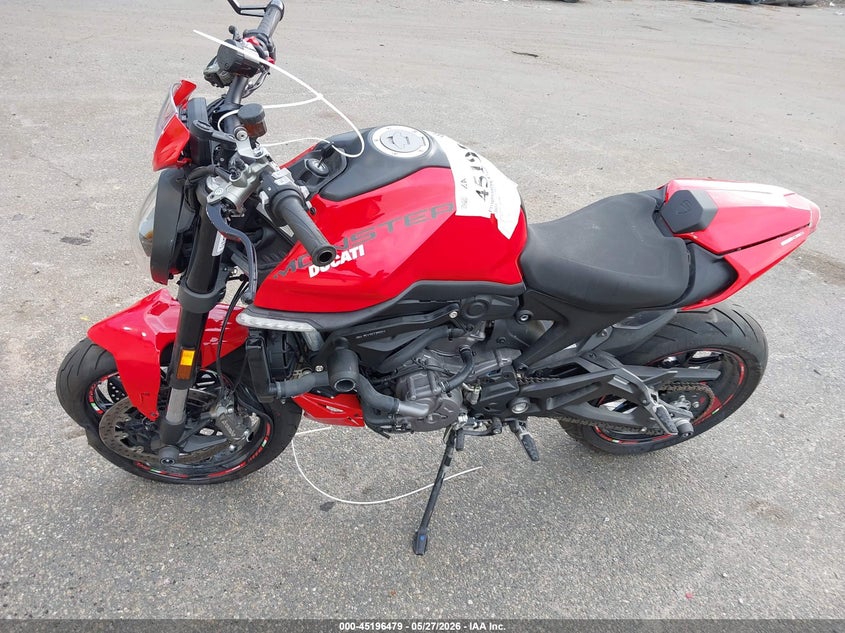 2024 Ducati Monster VIN ZDMMAMDT6RB009589 IAAI salvage auction — FRONT END, Salvage Title, sold $3,600 on 2026-07-15 (photo 9)